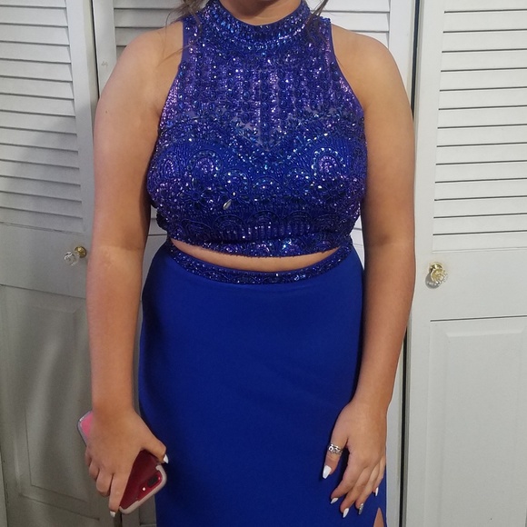 Sherrie Hill 2 piece prom dress - Picture 3 of 3